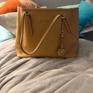 Michael Kors Camel Leather Tote